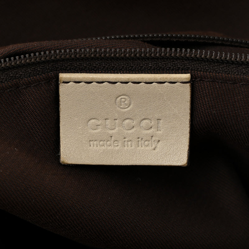 Gucci Medium Sukey Boston Bag Off White