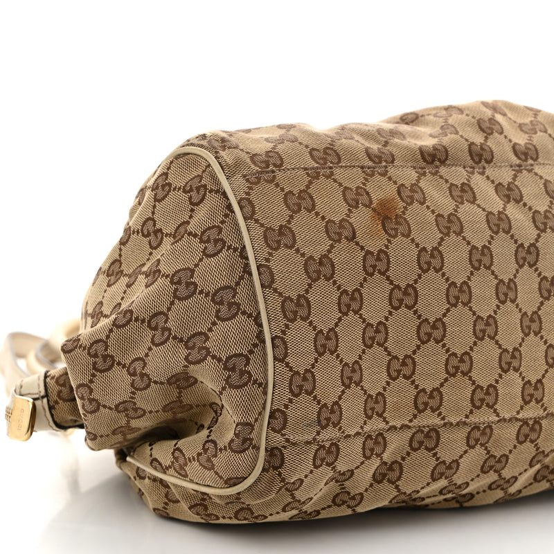 Gucci Medium Sukey Boston Bag Off White