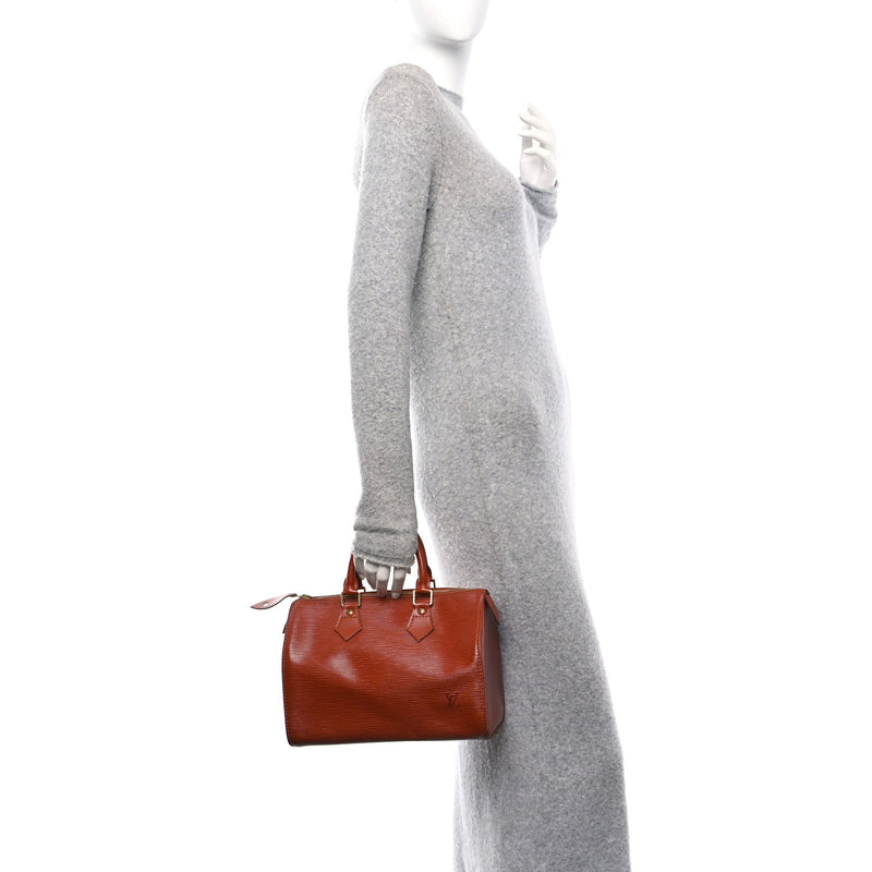 Louis Vuitton Epi Speedy 25 Kenyan Fawn