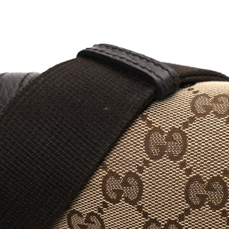 Gucci Flap Messenger Bag Beige Dark