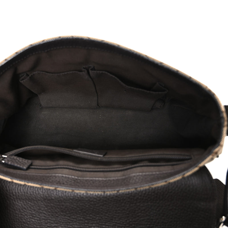 Gucci Flap Messenger Bag Beige Dark