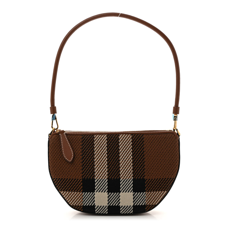 Burberry Canvas Calfskin Check Knitted