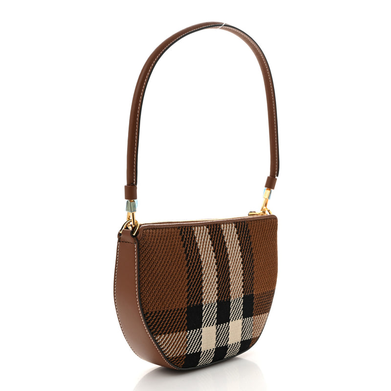 Burberry Canvas Calfskin Check Knitted