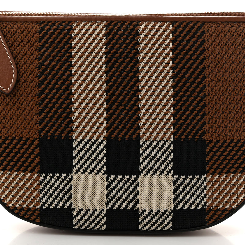 Burberry Canvas Calfskin Check Knitted