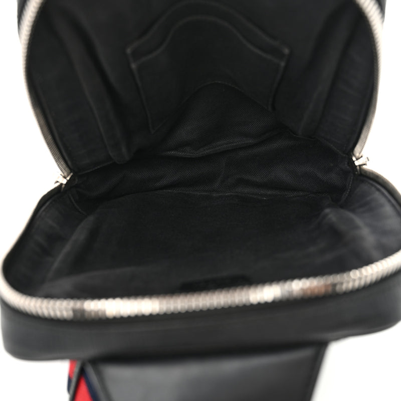 Gucci Gg Supreme Web Belt Bag Black Grey