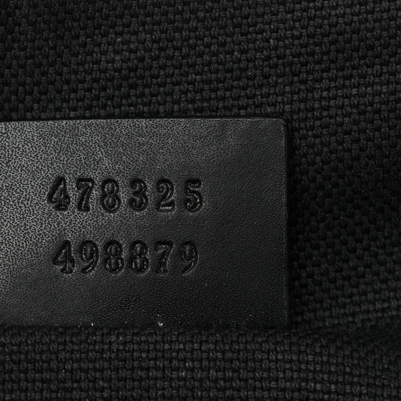 Gucci Gg Supreme Web Belt Bag Black Grey