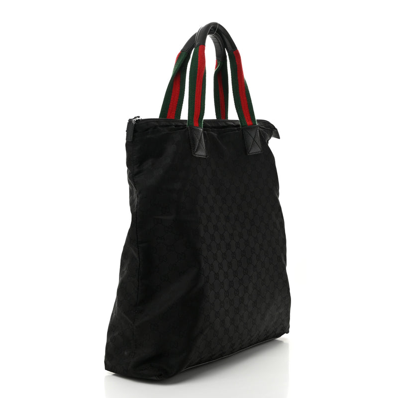 Gucci Gg Large Web Handle Vertical Tote