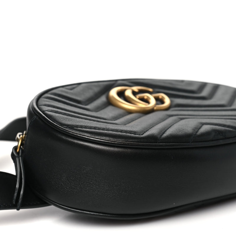 Gucci Calfskin Matelasse Gg Marmont Belt