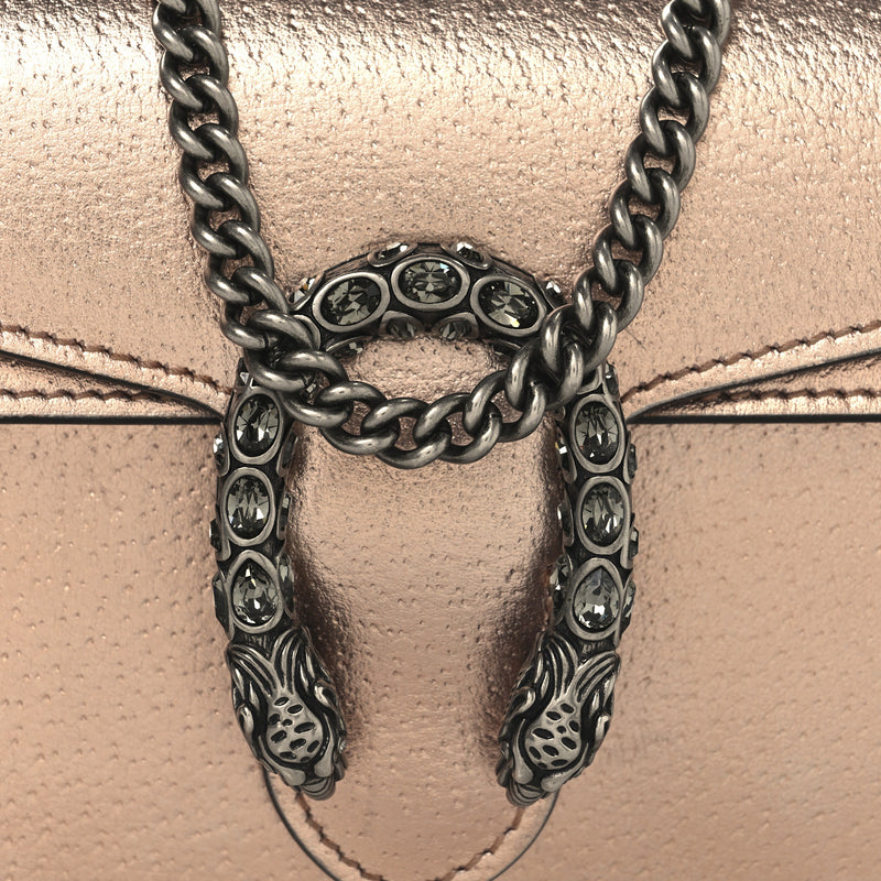 Gucci Metallic Calfskin Super Mini