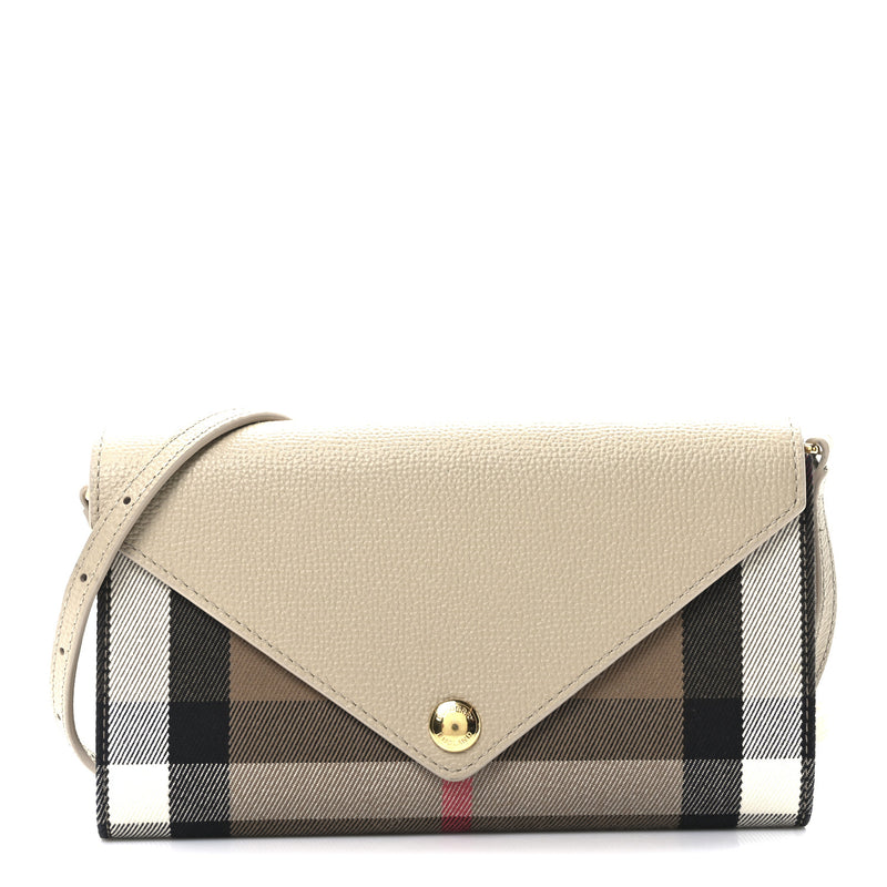 Burberry Calfskin House Check Hannah