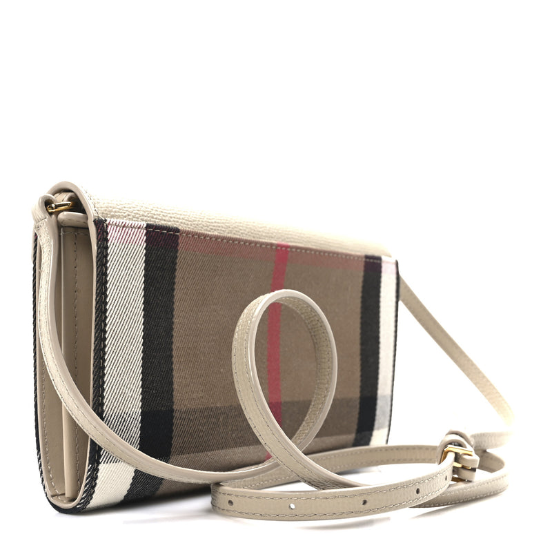 Burberry Calfskin House Check Hannah