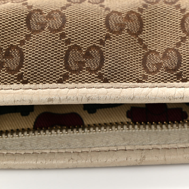 Gucci Web Jolicoeur Charms Messenger