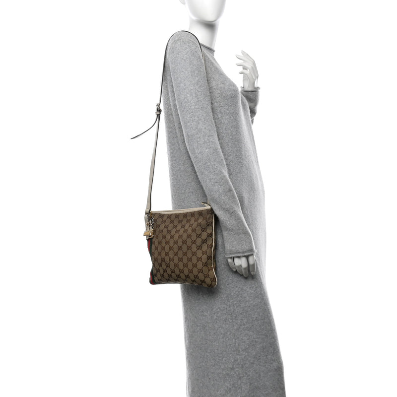 Gucci Web Jolicoeur Charms Messenger
