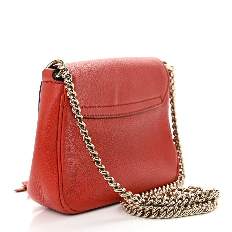 Gucci Pebbled Calfskin Small Soho Flap