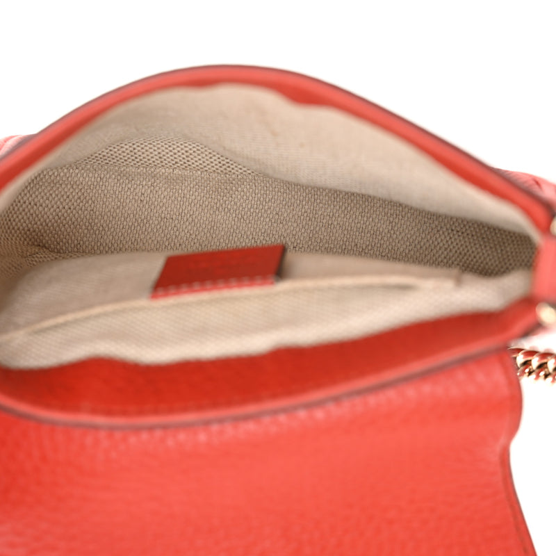 Gucci Pebbled Calfskin Small Soho Flap