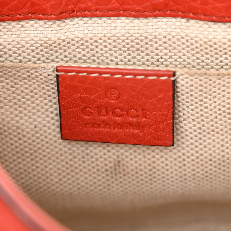 Gucci Pebbled Calfskin Small Soho Flap