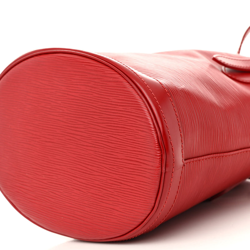 Louis Vuitton Epi Petit Bucket 23 Rouge