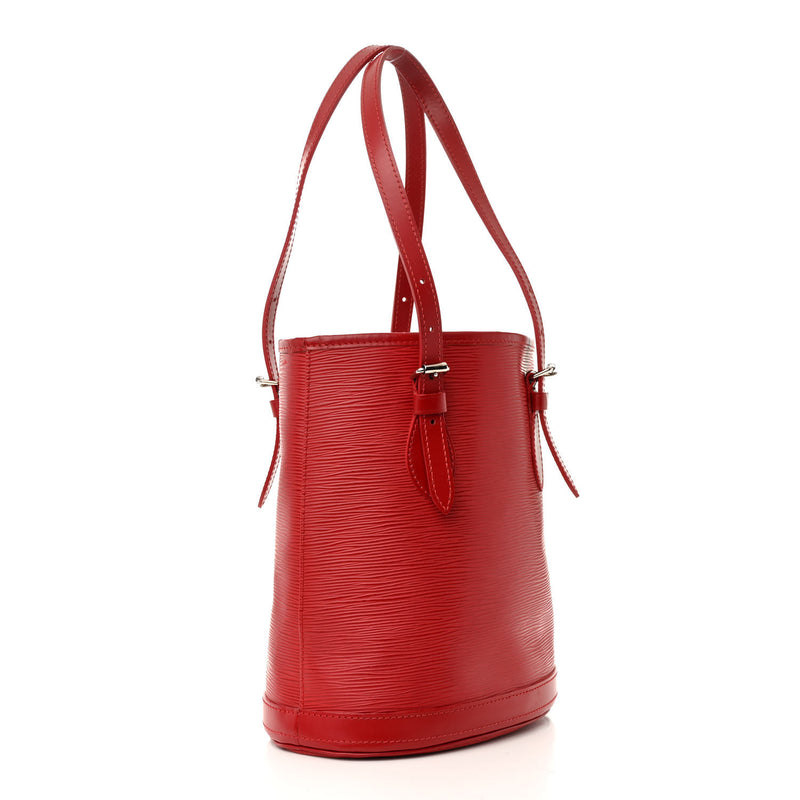 Louis Vuitton Epi Petit Bucket 23 Rouge