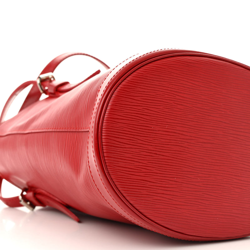 Louis Vuitton Epi Petit Bucket 23 Rouge