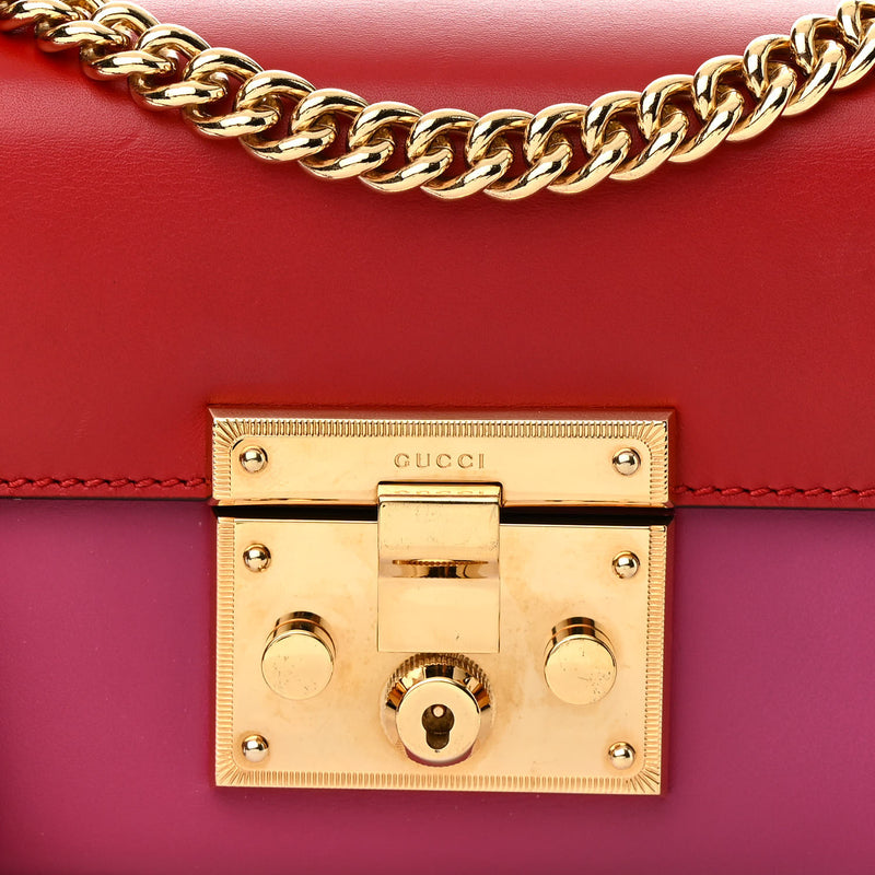 Gucci Calfskin Small Padlock Shoulder