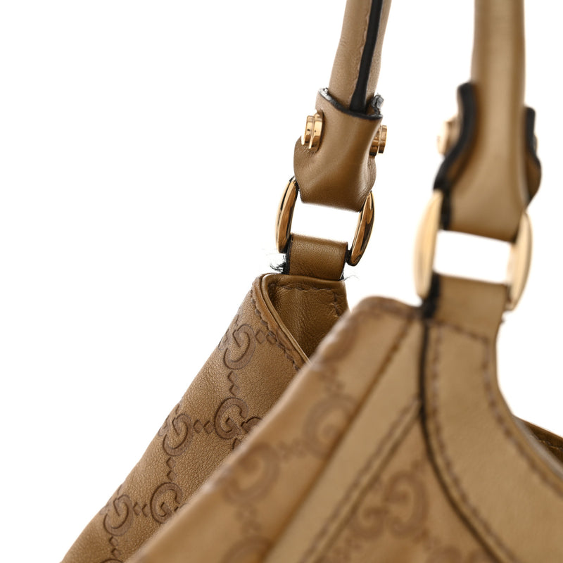 Gucci Metallic Guccissima Large D Gold