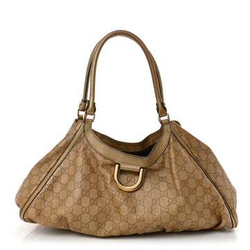 Gucci Metallic Guccissima Large D Gold