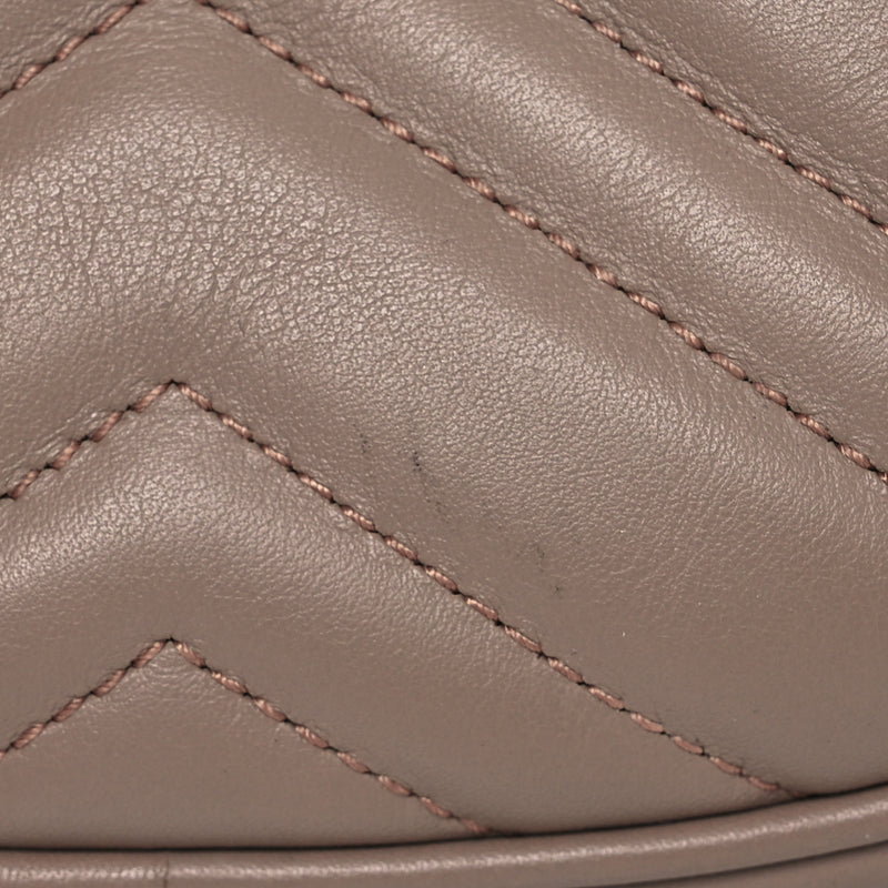 Gucci Calfskin Matelasse Gg Marmont Belt