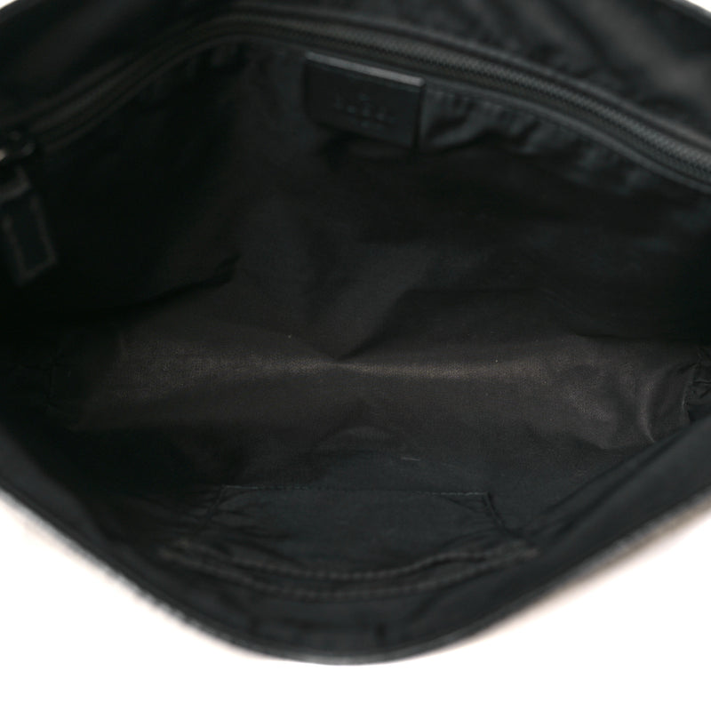 Gucci Gg Supreme Web Flap Messenger Bag