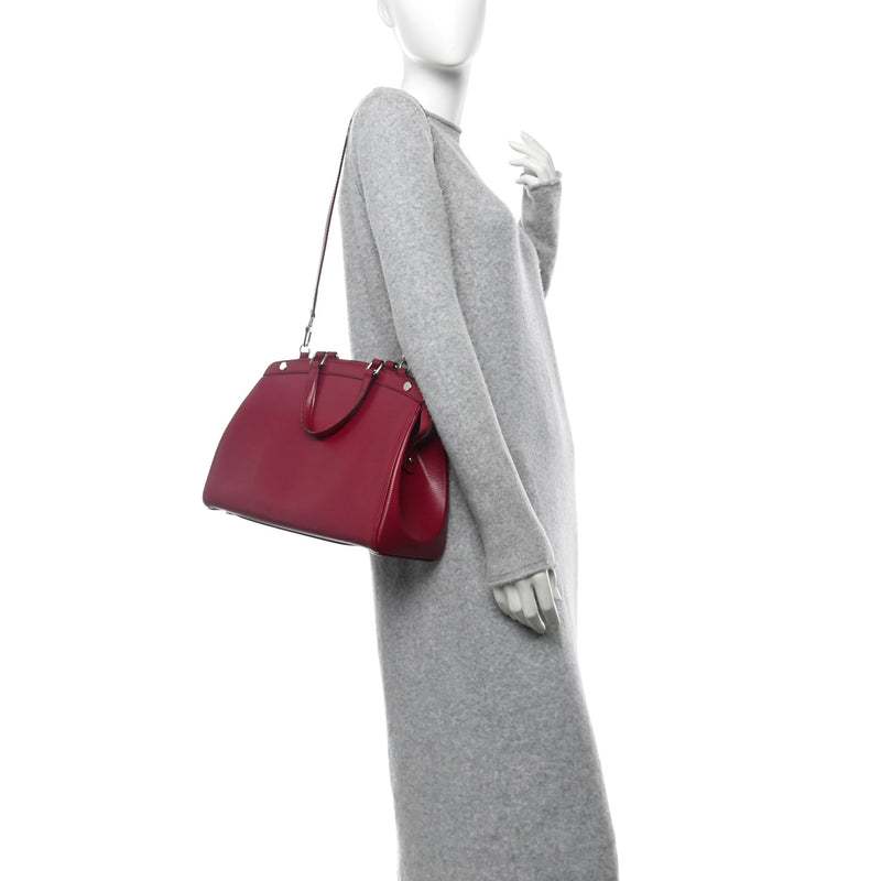 Louis Vuitton Epi Brea Mm Fuchsia