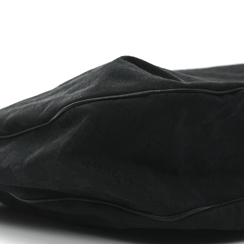 Gucci Large New Ladies Web Hobo Black