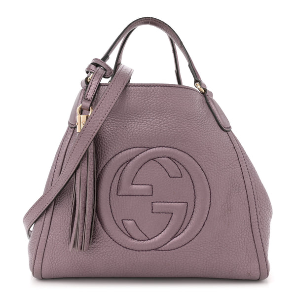 Gucci Metallic Pebbled Calfskin Small