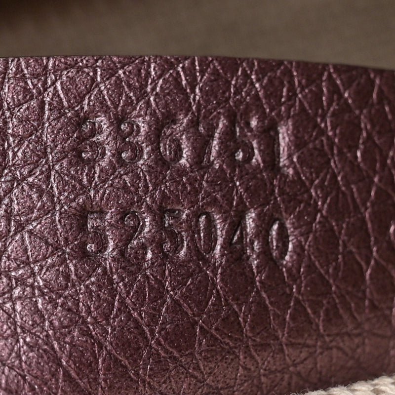 Gucci Metallic Pebbled Calfskin Small