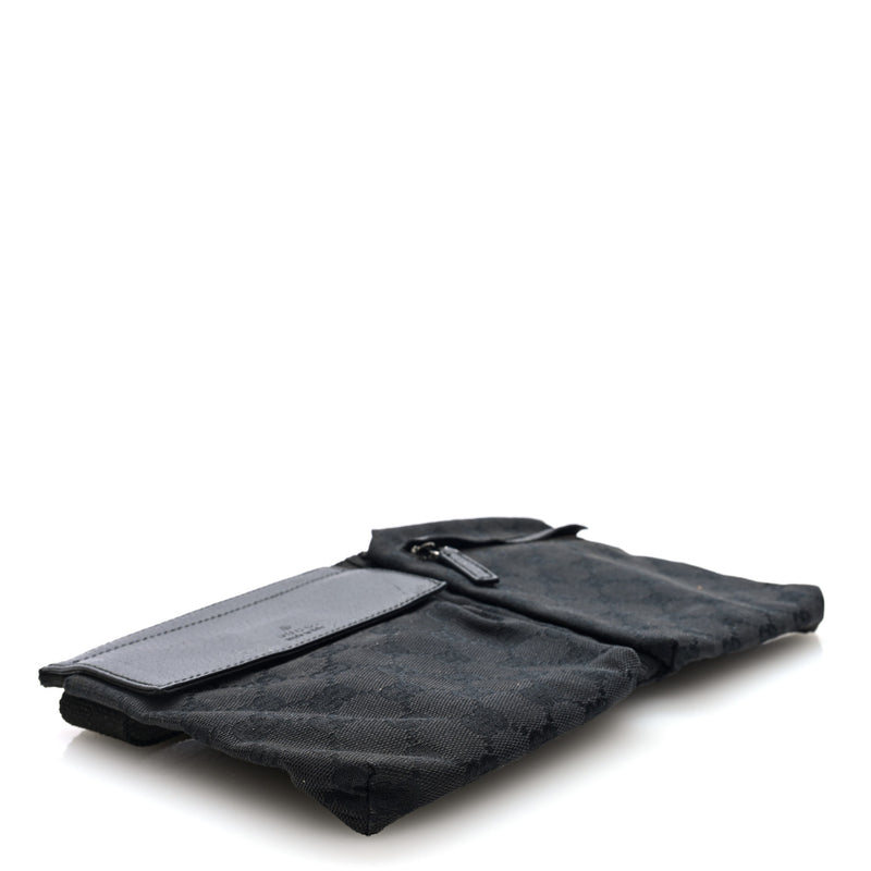 Gucci Gg Double Pocket Belt Bag Black