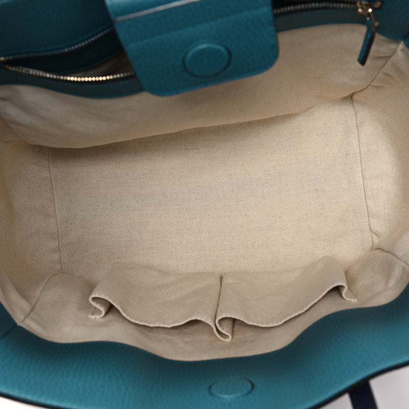 Gucci Dollar Calfskin Small Swing Tote