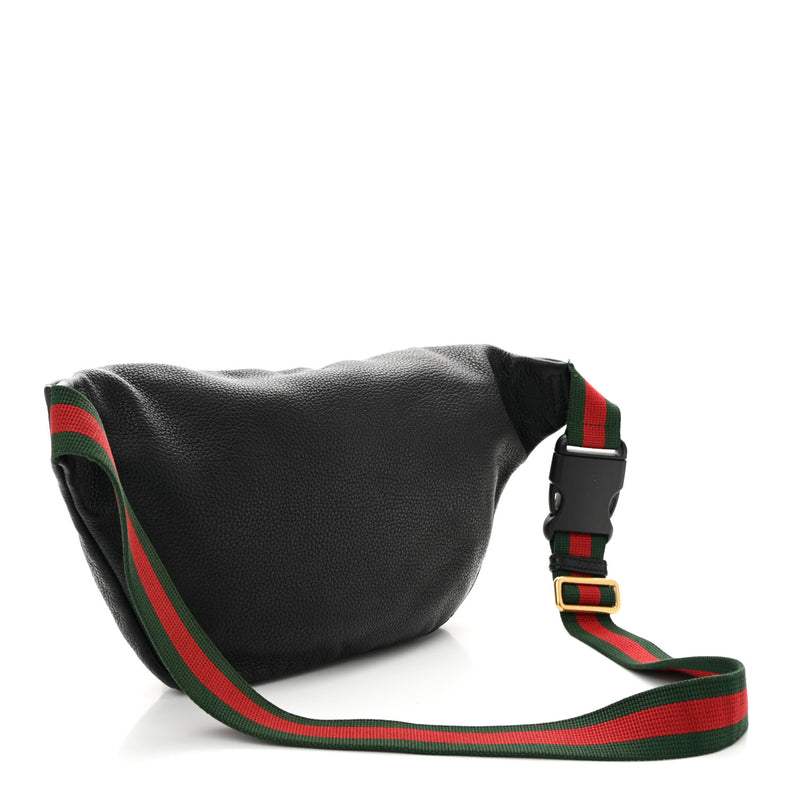 Gucci Grained Calfskin Logo Belt Bag