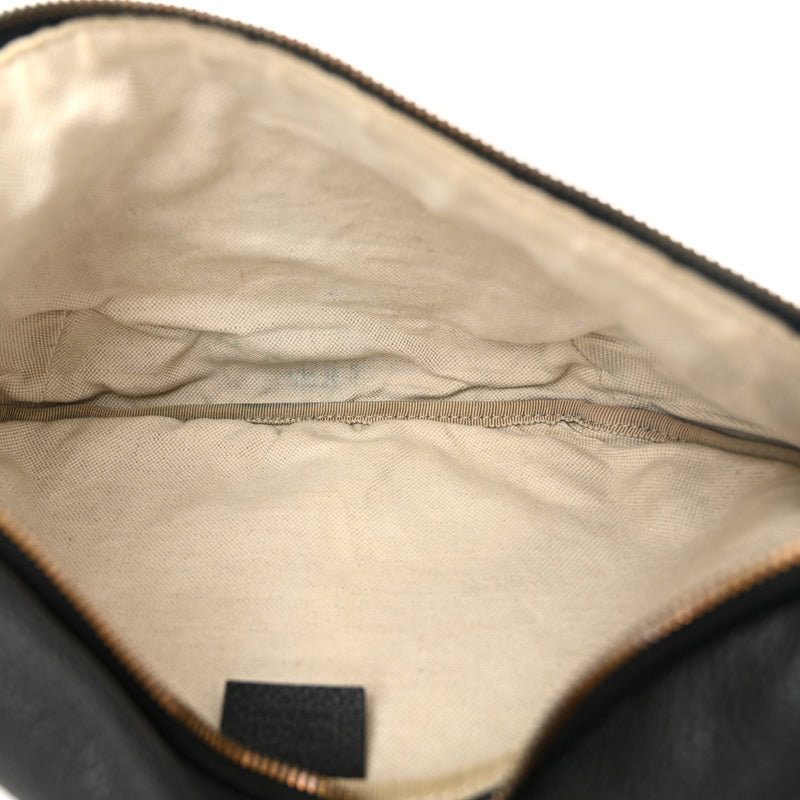 Gucci Grained Calfskin Logo Belt Bag