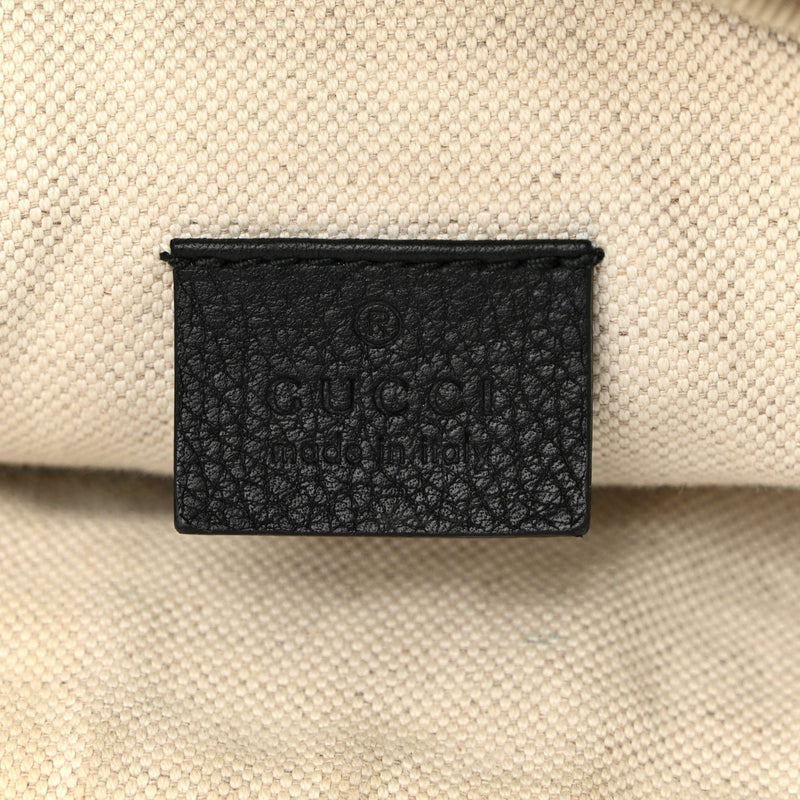 Gucci Grained Calfskin Logo Belt Bag