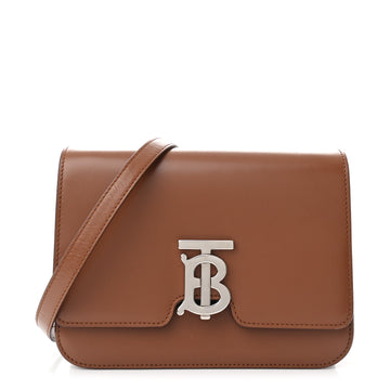 Burberry Calfskin Small Tb Bag Malt