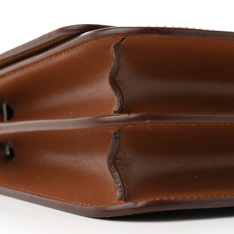 Burberry Calfskin Small Tb Bag Malt