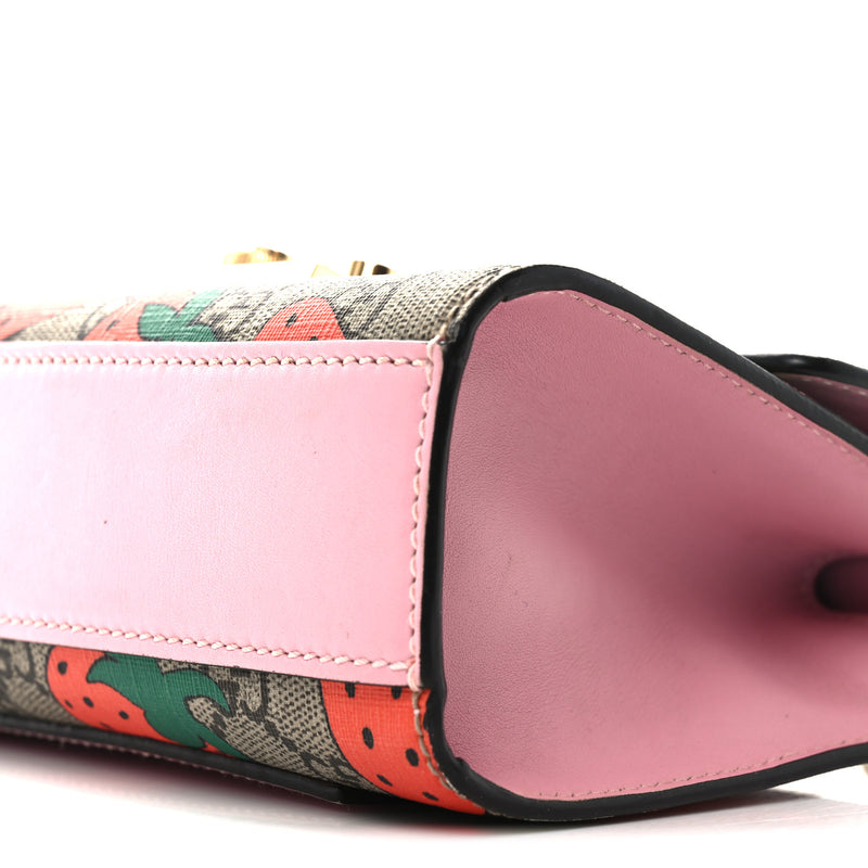 Gucci Gg Supreme Strawberry Small