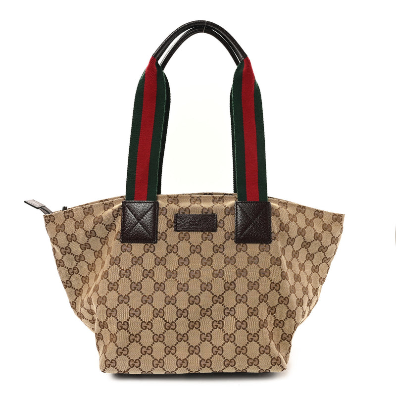 Gucci Gg Medium Web Handle Bucket Tote