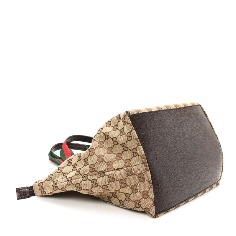 Gucci Gg Medium Web Handle Bucket Tote