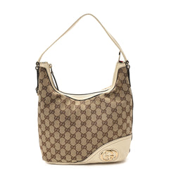 Gucci Medium New Britt Hobo Off White