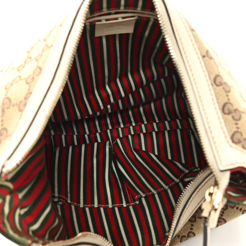Gucci Medium New Britt Hobo Off White