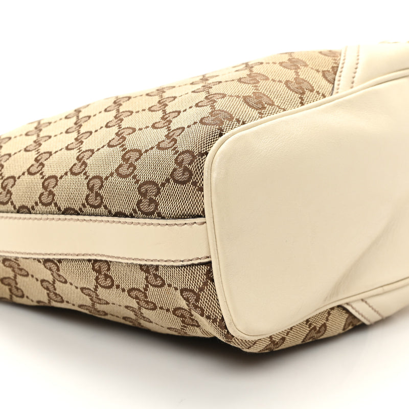 Gucci Medium New Britt Hobo Off White