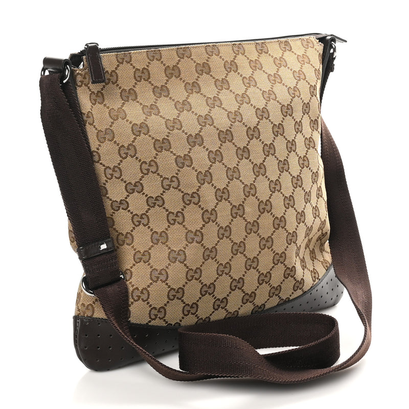 Gucci Calfskin Perforated Medium Flat