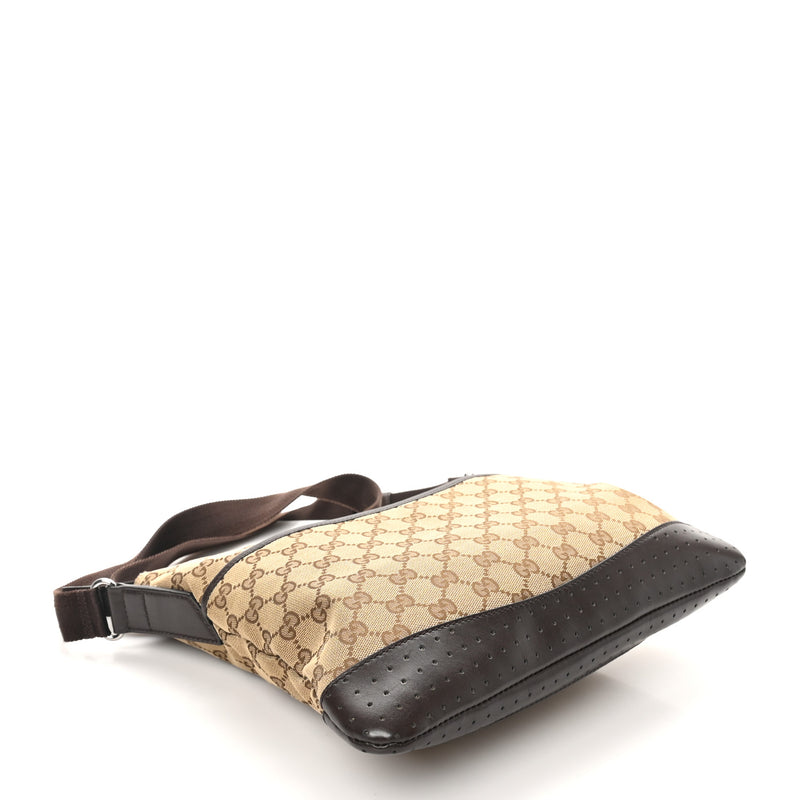 Gucci Calfskin Perforated Medium Flat