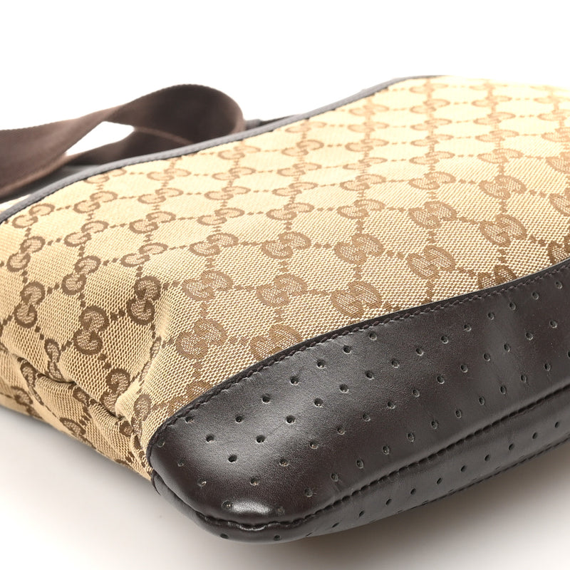 Gucci Calfskin Perforated Medium Flat