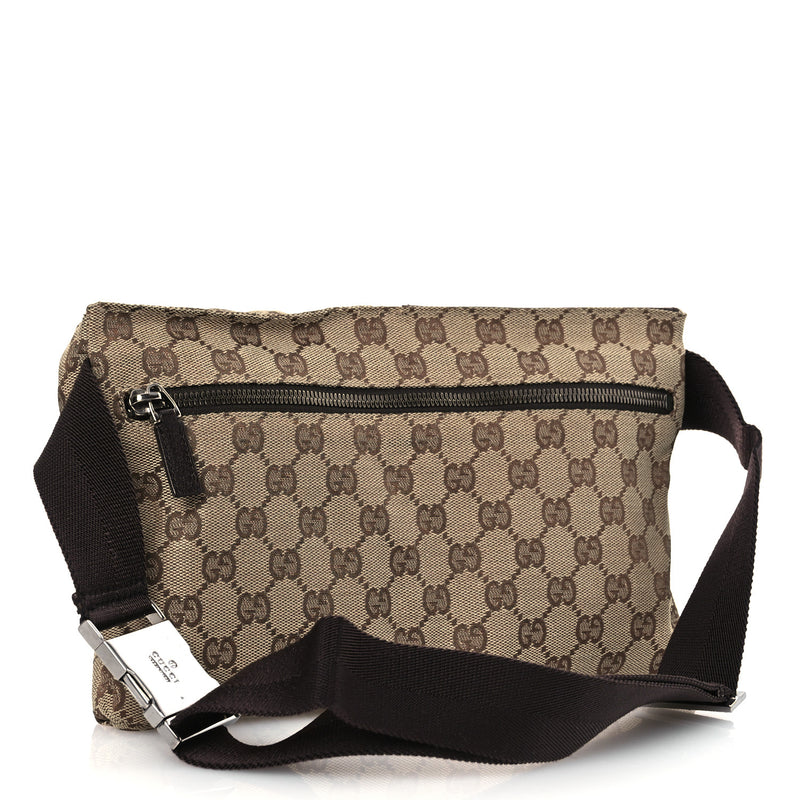 Gucci Gg Double Pocket Belt Bag Dark