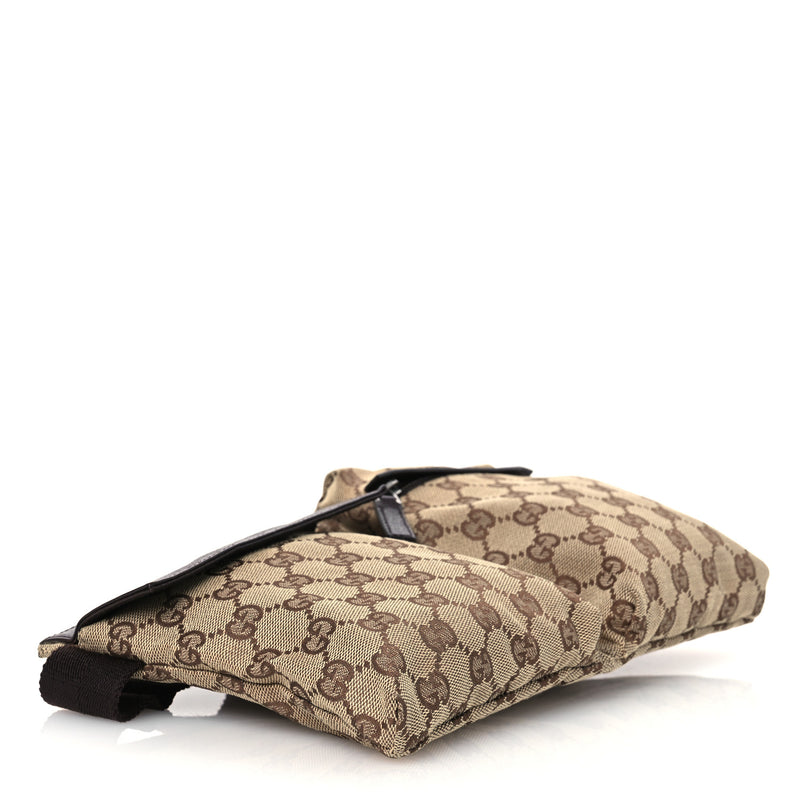 Gucci Gg Double Pocket Belt Bag Dark